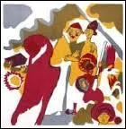 Sur la photo, qui parmi ces 3 peintres a peint ce tableau ?