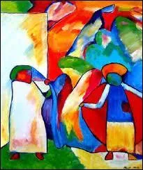 Sur la photo, qui parmi ces 3 peintres a peint de tableau ?