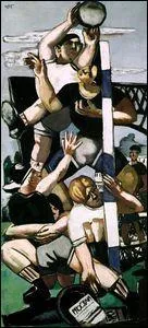 Qui a peint  Les joueurs de rugby  ?