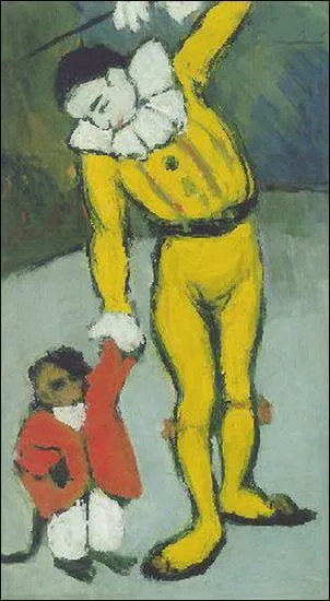 Qui a peint Le clown au singe ?