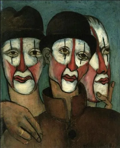 Qui a peint Les trois mimes ?