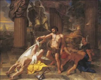 Quel roi légendaire d'Égypte tua-t-il, alors que celui-ci s'apprêtait à le sacrifier avec une hache ?