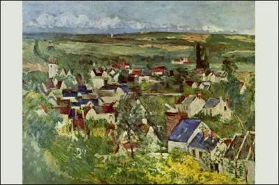 Ce tableau représente la ville où il s'installa en 1872 :