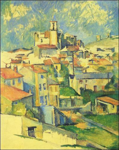 Où réside Cézanne en 1885 ?