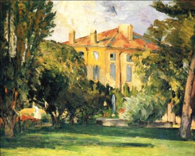 Dans quelle demeure d'Aix en Provence réside la famille Cézanne dont l'artiste a peint de nombreuses toiles ?