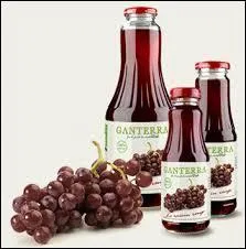 Le jus de raisin est plus sucré que le Coca-Cola.