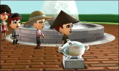 Que fait cette file de gens ?