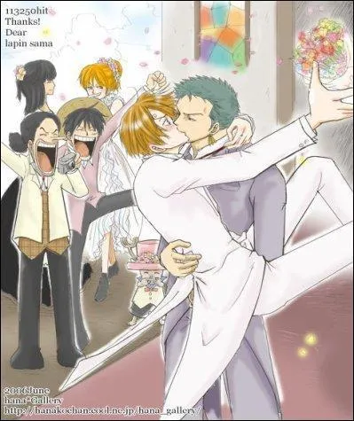 Voilà vous connaissez maintenant leur histoire. Passons au mariage de :