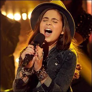 Que chante Carly Rose Sonenclar à ce moment-là ?