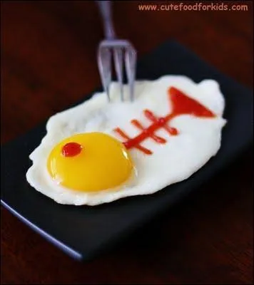 Voici qu'un poisson qui n'a pas le goût de poisson envahit l'assiette des petits gourmands ! Sous le ketchup, on a... ?