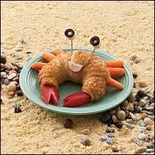 Et voilà le copain du précédent, un crabe très rigolo dont le corps est en fait... ?