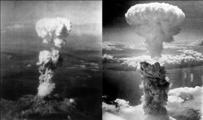 Le 6 août 1945 , la première bombe atomique de l'histoire tombe sur :
