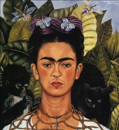 Cette femme peintre est l'auteure de nombreux autoportraits, et elle se représente plusieurs fois en compagnie de singes. Comment s'appelle-t-elle ?