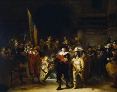 Sous quel surnom est connu ce tableau du grand peintre Rembrandt, exposé au Rijksmuseum d'Amsterdam ?