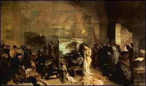 En 1855 un célèbre peintre a installé un magnifique chat angora à ses pieds dans son tableau 'L'atelier du peintre". Allez-vous trouver le nom du peintre ?