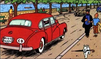 Des cornichons dans la salade > Et pourquoi pas : que signifie le « CD » sur les automobiles (déjà du temps de Tintin) ?