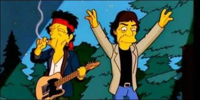 Lors d'un camp de rock, ce groupe propose à Homer de monter sur scène à leur prochain concert, mais cela s'avère plus tard un malentendu. De quel groupe s'agit-il ?