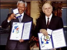 1993 : Nelson Mandela et ? ont reçu le prix Nobel de La Paix pour l'abolition de l'apartheid; qui est ?