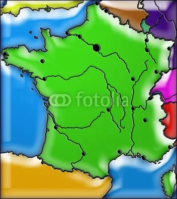 La France métropolitaine partage ses frontières terrestres avec cinq pays (territoires étrangers).
