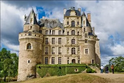 Quel est ce château angevin au coeur du vignoble des coteaux de l'Aubance qui appartient depuis l'origine à la même famille?