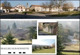 Beaulieu-sur-Sonnette est une commune Charentaise située en région ...