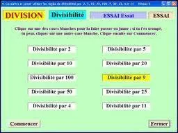 Le nombre 121 est divisible exactement par 3.
