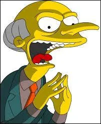Qui aime Mr Burns ?