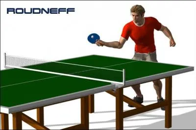 Quand j'adopte un système défensif au tennis de table, je m'appelle « Poussette ».