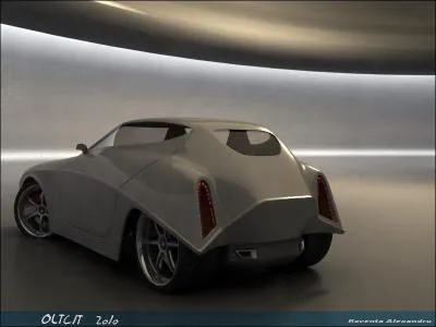 Un concept-car Oltcit (alliance Olt-Citroën) dessiné par Alexandru Roventa pour illustrer la question : Pourquoi ne faisait-on pas de voitures en Hongrie ni en Bulgarie ?