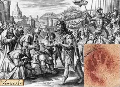 Léon 1e est un cas ! Selon la légende, après avoir donné sa bague à baiser à une femme d'une grande beauté, il « subit » une très grande « émotion ». En conséquence, il prit une décision le concernant, pour se punir ! Quelle est-elle ?