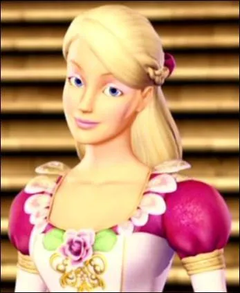 Enfin, dans "Barbie et les douze princesses" (2006), où nous retrouvons pas une, ni deux, mais douze Barbie, notre héroïne se prénomme :