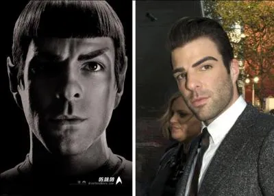 Avec son regard brun et ténébreux, cet acteur américain parvient à rendre Spock sexy. En effet, il est la star de la franchise 'Star Trek' au cinéma, réalisée par JJ Abrams.