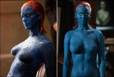 Quelle actrice n'a jamais incarné Mystique, mutante métamorphe et ennemie des X-Men, au cinéma ?