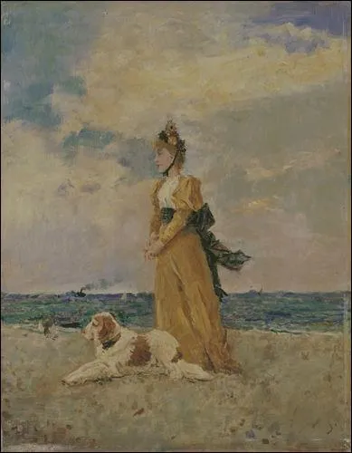 Qui a peint Dame au chien ?