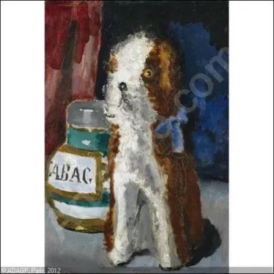 Qui a peint Le chien au ruban bleu ?