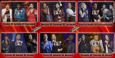 Quels talents de son équipe sont arrivés aux "lives" de cette émission ?