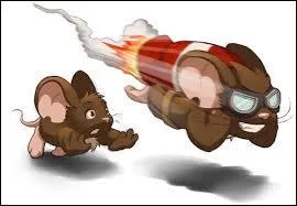 Sur l'image on peut voir une souris "rocket" de chez "Transformice" qui va rentrer avec le fromage la première. Quel est le mot pour dire qu'on est premier dans ce jeu ?