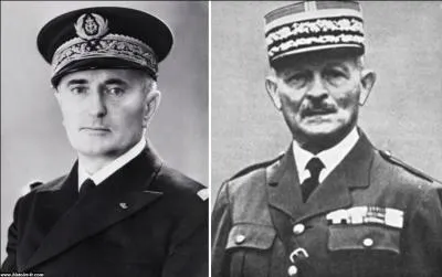 A vous de trouver le nom de ce militaire qui n'a jamais commandé en chef au front. Son heure de gloire est d'avoir servi de « second » à un des chefs des armées françaises et alliées en participant à la conclusion d'une victoire.

Qui est-il (réponse 1 ou 2) ?
Durant quelle guerre mondiale s'est-il illustré (réponse 3 ou 4) ?