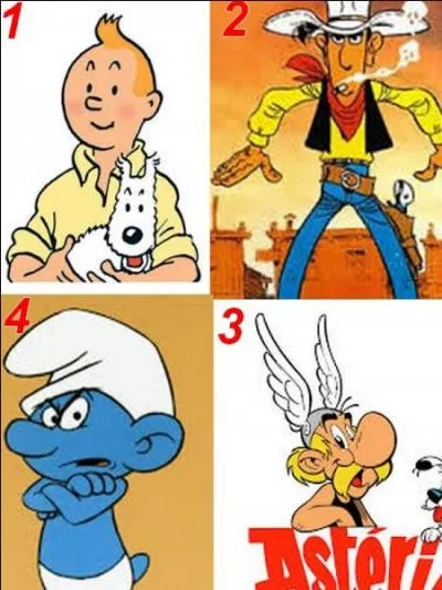 Quelle bande dessinée est de Morris ?