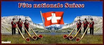 La Fête nationale suisse est célébrée le 1er août.