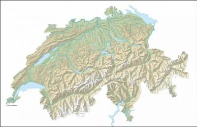 La Suisse est entourée de cinq pays.