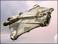 Quel est le nom de ce VCX-100 light freighter ?
