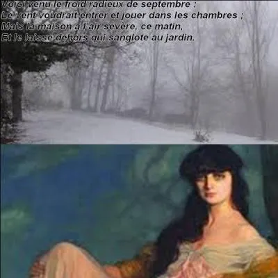 Ce poème est-il de la comtesse Anna-Élisabeth de Noailles ?