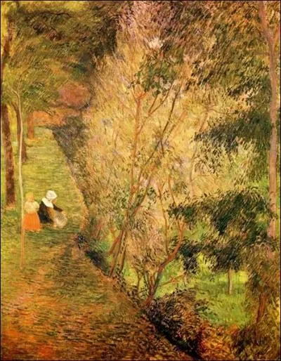 Qui a peint L'allée dans la forêt ?