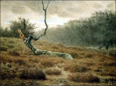 Qui a peint Le bouleau mort dans la forêt de Fontainebleau ?