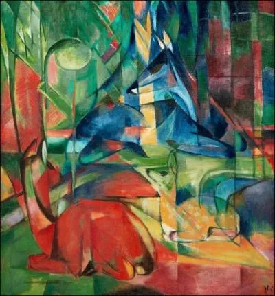 Qui a peint Cerf dans la forêt ?