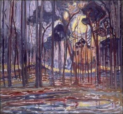 Qui a peint Forêt près d'Oele ?