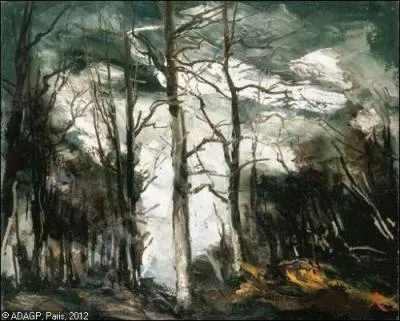 Qui a peint Orage dans la forêt ?