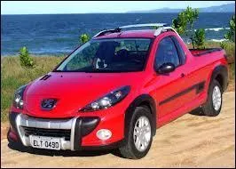 Quel est le nom de ce petit pick-up Peugeot ?