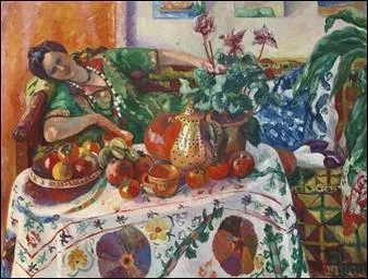 Qui a peint Jeanne allongée sur un canapé ?